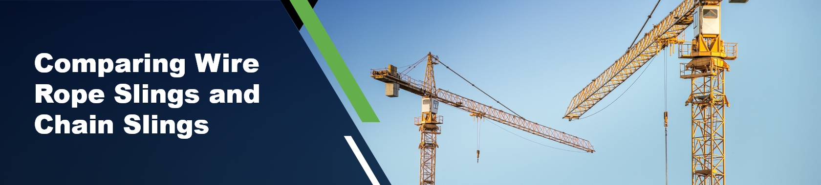 Comparing Wire Rope Slings and Chain Slings: Key Differences and Uses